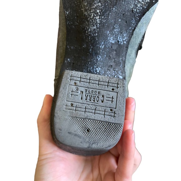 Corral Sequin Inlay Western Cowgirl Boots Snip Toe size 9.5 - Picture 9 of 16